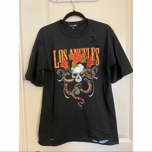 Fashion Nova Not For The Weak Distressed Top